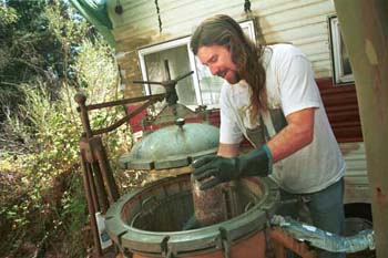 Bruce Meads and Bertha